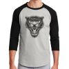 Unisex 50/50 Blend 3/4 Sleeve T-Shirt Thumbnail