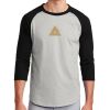 Unisex 50/50 Blend 3/4 Sleeve T-Shirt Thumbnail