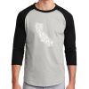 Unisex 50/50 Blend 3/4 Sleeve T-Shirt Thumbnail