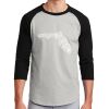 Unisex 50/50 Blend 3/4 Sleeve T-Shirt Thumbnail