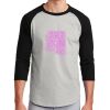 Unisex 50/50 Blend 3/4 Sleeve T-Shirt Thumbnail