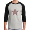 Unisex 50/50 Blend 3/4 Sleeve T-Shirt Thumbnail