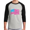 Unisex 50/50 Blend 3/4 Sleeve T-Shirt Thumbnail