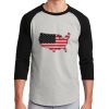 Unisex 50/50 Blend 3/4 Sleeve T-Shirt Thumbnail