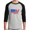 Unisex 50/50 Blend 3/4 Sleeve T-Shirt Thumbnail
