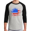 Unisex 50/50 Blend 3/4 Sleeve T-Shirt Thumbnail