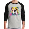 Unisex 50/50 Blend 3/4 Sleeve T-Shirt Thumbnail