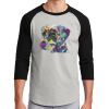 Unisex 50/50 Blend 3/4 Sleeve T-Shirt Thumbnail