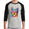 Unisex 50/50 Blend 3/4 Sleeve T-Shirt Thumbnail