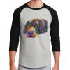 Unisex 50/50 Blend 3/4 Sleeve T-Shirt Thumbnail