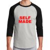 Unisex 50/50 Blend 3/4 Sleeve T-Shirt Thumbnail