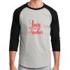 Unisex 50/50 Blend 3/4 Sleeve T-Shirt Thumbnail