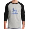 Unisex 50/50 Blend 3/4 Sleeve T-Shirt Thumbnail