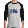 Unisex 50/50 Blend 3/4 Sleeve T-Shirt Thumbnail