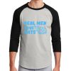 Unisex 50/50 Blend 3/4 Sleeve T-Shirt Thumbnail