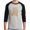 Unisex 50/50 Blend 3/4 Sleeve T-Shirt Thumbnail