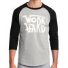 Unisex 50/50 Blend 3/4 Sleeve T-Shirt Thumbnail