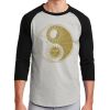 Unisex 50/50 Blend 3/4 Sleeve T-Shirt Thumbnail