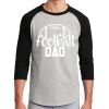 Unisex 50/50 Blend 3/4 Sleeve T-Shirt Thumbnail