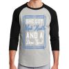 Unisex 50/50 Blend 3/4 Sleeve T-Shirt Thumbnail