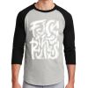 Unisex 50/50 Blend 3/4 Sleeve T-Shirt Thumbnail