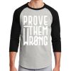 Unisex 50/50 Blend 3/4 Sleeve T-Shirt Thumbnail