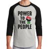 Unisex 50/50 Blend 3/4 Sleeve T-Shirt Thumbnail