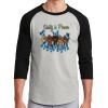 Unisex 50/50 Blend 3/4 Sleeve T-Shirt Thumbnail