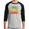 Unisex 50/50 Blend 3/4 Sleeve T-Shirt Thumbnail