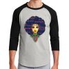 Unisex 50/50 Blend 3/4 Sleeve T-Shirt Thumbnail