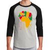 Unisex 50/50 Blend 3/4 Sleeve T-Shirt Thumbnail