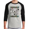 Unisex 50/50 Blend 3/4 Sleeve T-Shirt Thumbnail