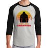Unisex 50/50 Blend 3/4 Sleeve T-Shirt Thumbnail