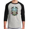 Unisex 50/50 Blend 3/4 Sleeve T-Shirt Thumbnail