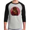 Unisex 50/50 Blend 3/4 Sleeve T-Shirt Thumbnail