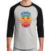 Unisex 50/50 Blend 3/4 Sleeve T-Shirt Thumbnail