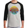 Unisex 50/50 Blend 3/4 Sleeve T-Shirt Thumbnail