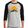 Unisex 50/50 Blend 3/4 Sleeve T-Shirt Thumbnail