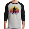 Unisex 50/50 Blend 3/4 Sleeve T-Shirt Thumbnail