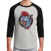 Unisex 50/50 Blend 3/4 Sleeve T-Shirt Thumbnail