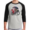 Unisex 50/50 Blend 3/4 Sleeve T-Shirt Thumbnail