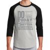Unisex 50/50 Blend 3/4 Sleeve T-Shirt Thumbnail