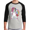 Unisex 50/50 Blend 3/4 Sleeve T-Shirt Thumbnail