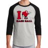 Unisex 50/50 Blend 3/4 Sleeve T-Shirt Thumbnail