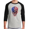 Unisex 50/50 Blend 3/4 Sleeve T-Shirt Thumbnail