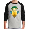 Unisex 50/50 Blend 3/4 Sleeve T-Shirt Thumbnail