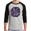 Unisex 50/50 Blend 3/4 Sleeve T-Shirt Thumbnail