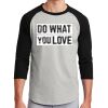 Unisex 50/50 Blend 3/4 Sleeve T-Shirt Thumbnail