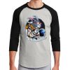 Unisex 50/50 Blend 3/4 Sleeve T-Shirt Thumbnail