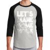 Unisex 50/50 Blend 3/4 Sleeve T-Shirt Thumbnail